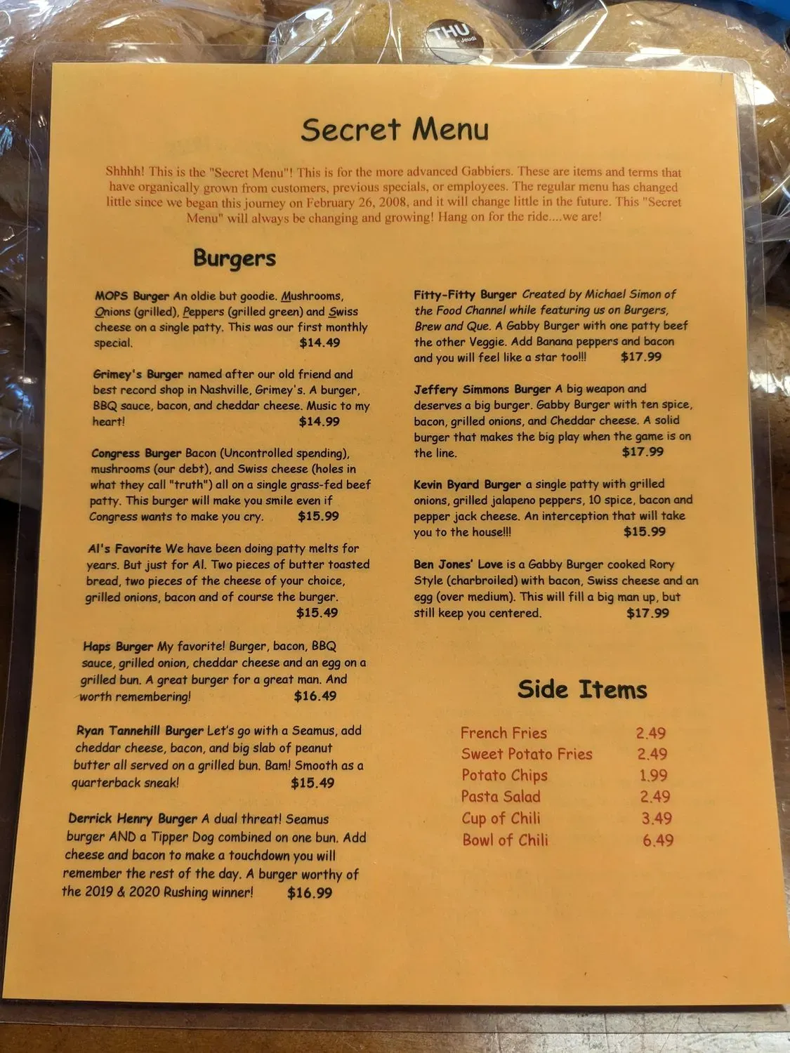 Menu 4