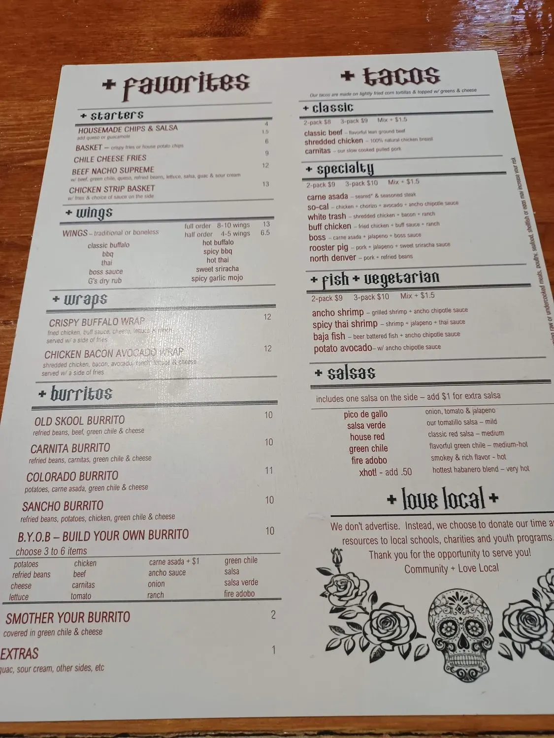 Menu 5