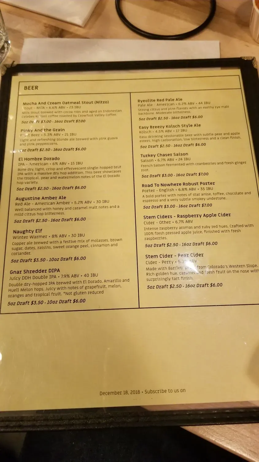 Menu 3