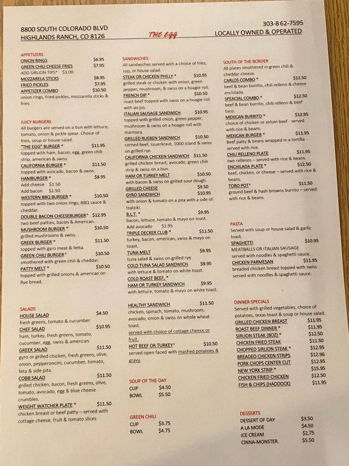 Menu 2