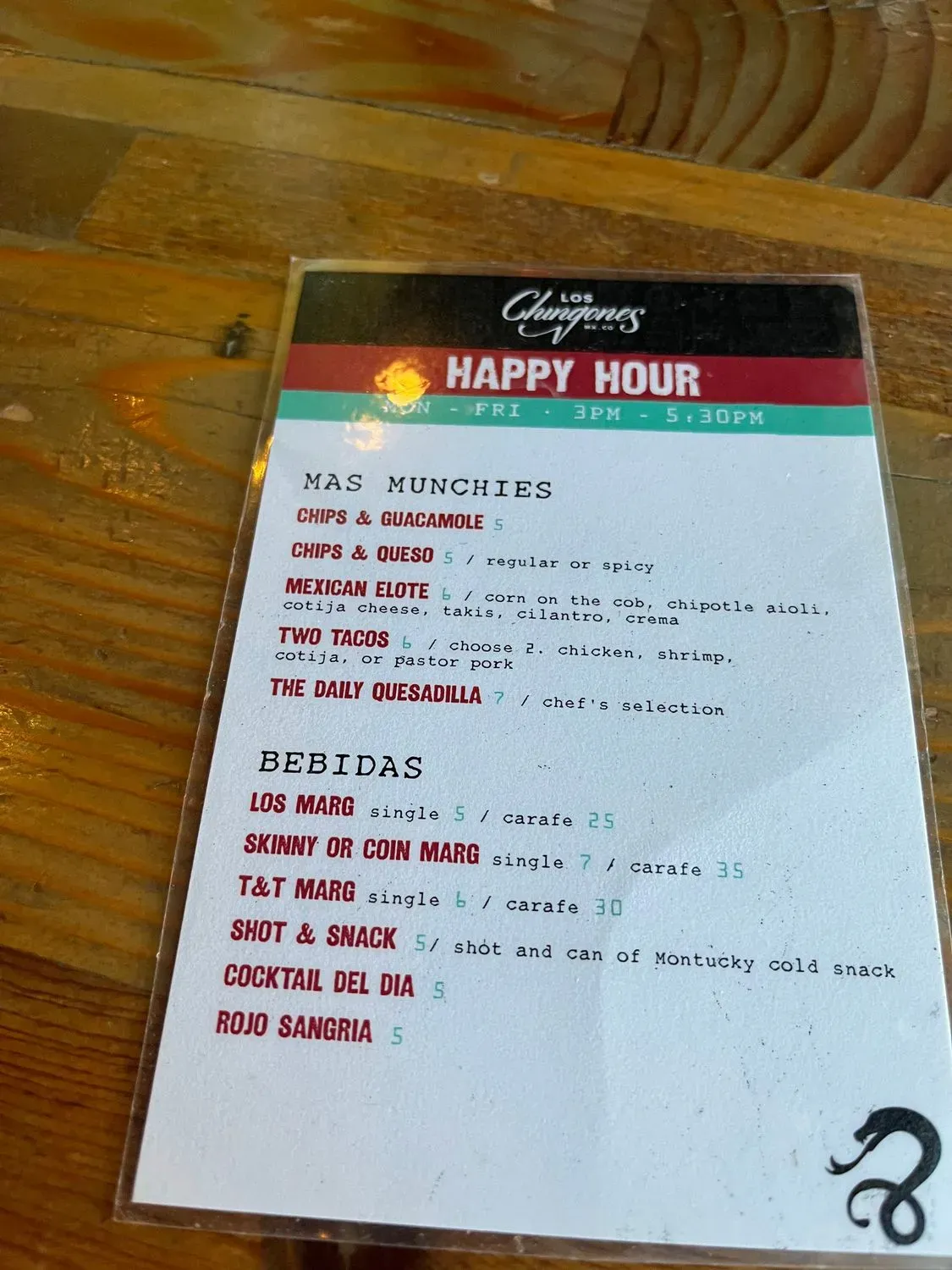 Menu 5