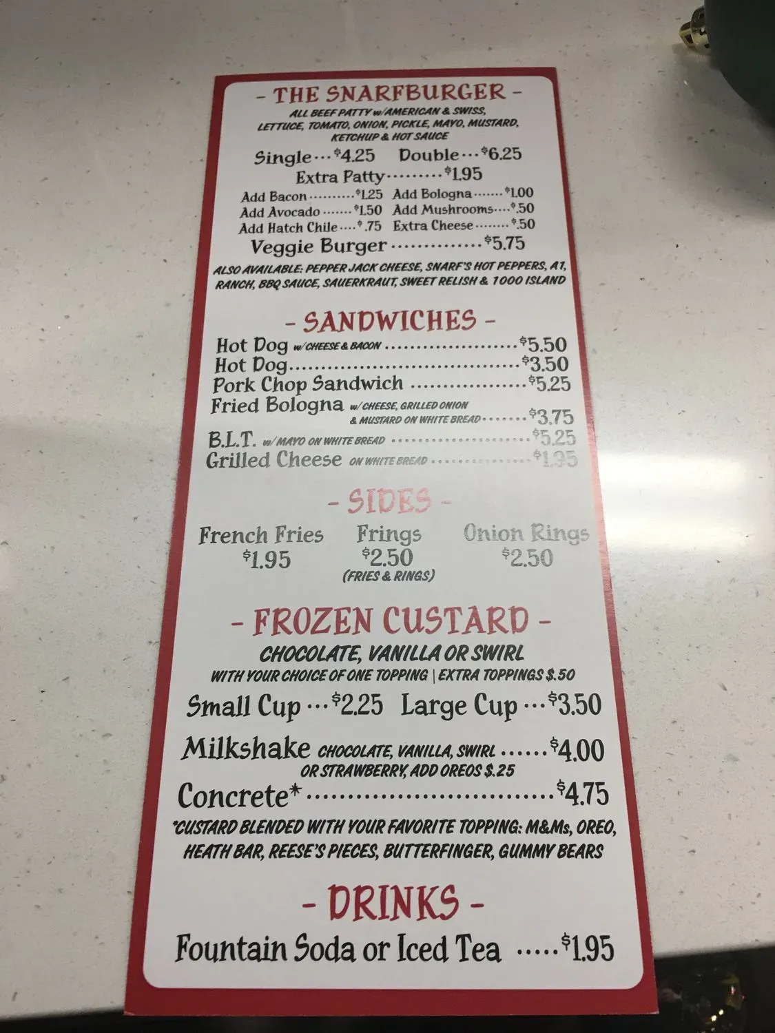 Menu 4