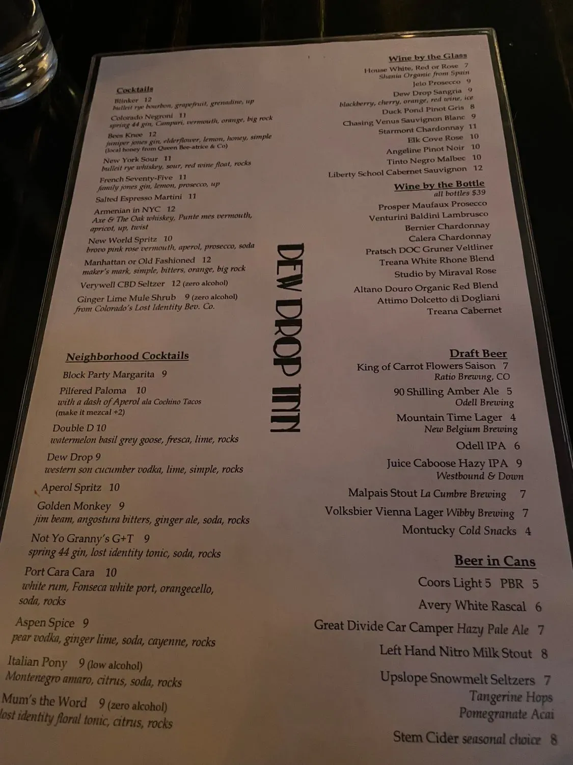 Menu 5