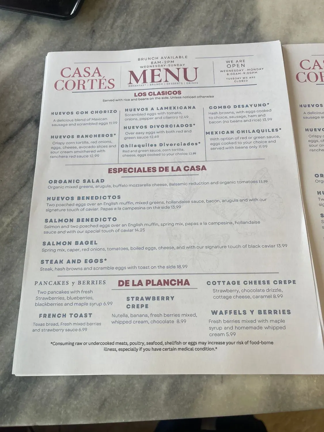 Menu 4