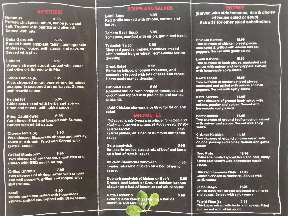 Menu 4