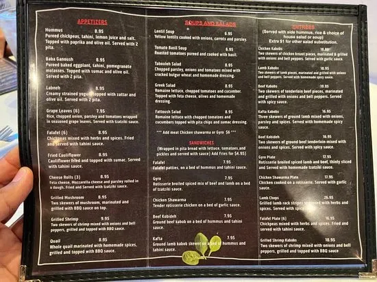 Menu 5