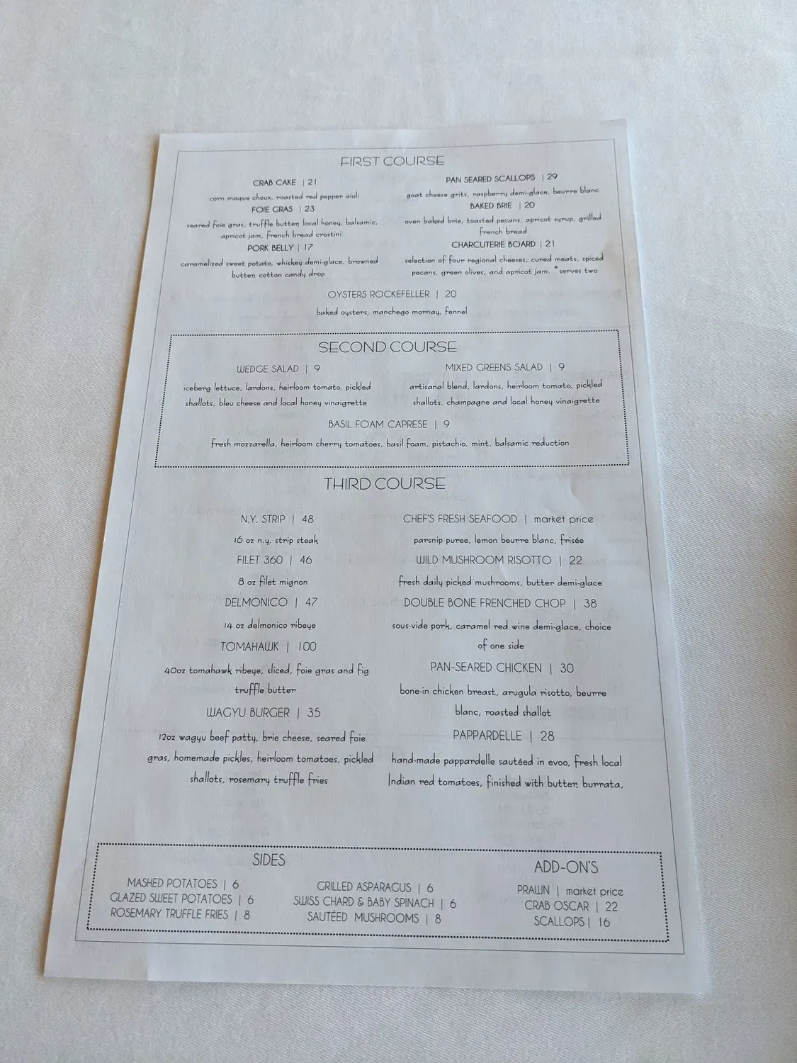 Menu 5