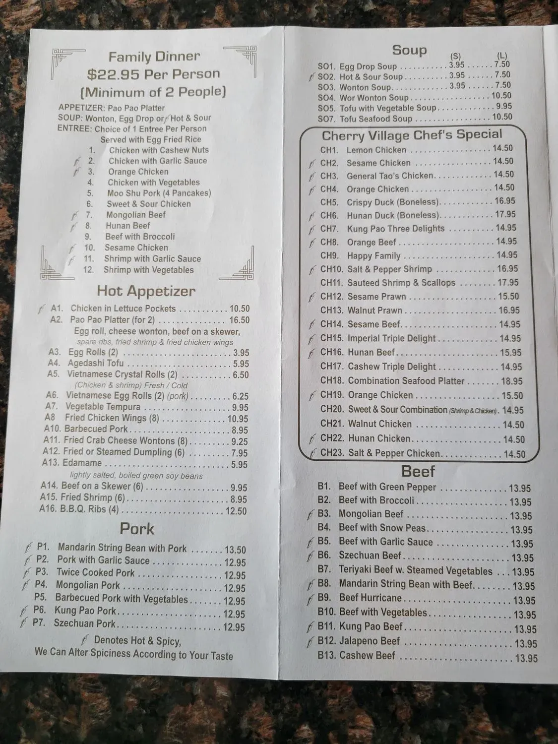 Menu 2