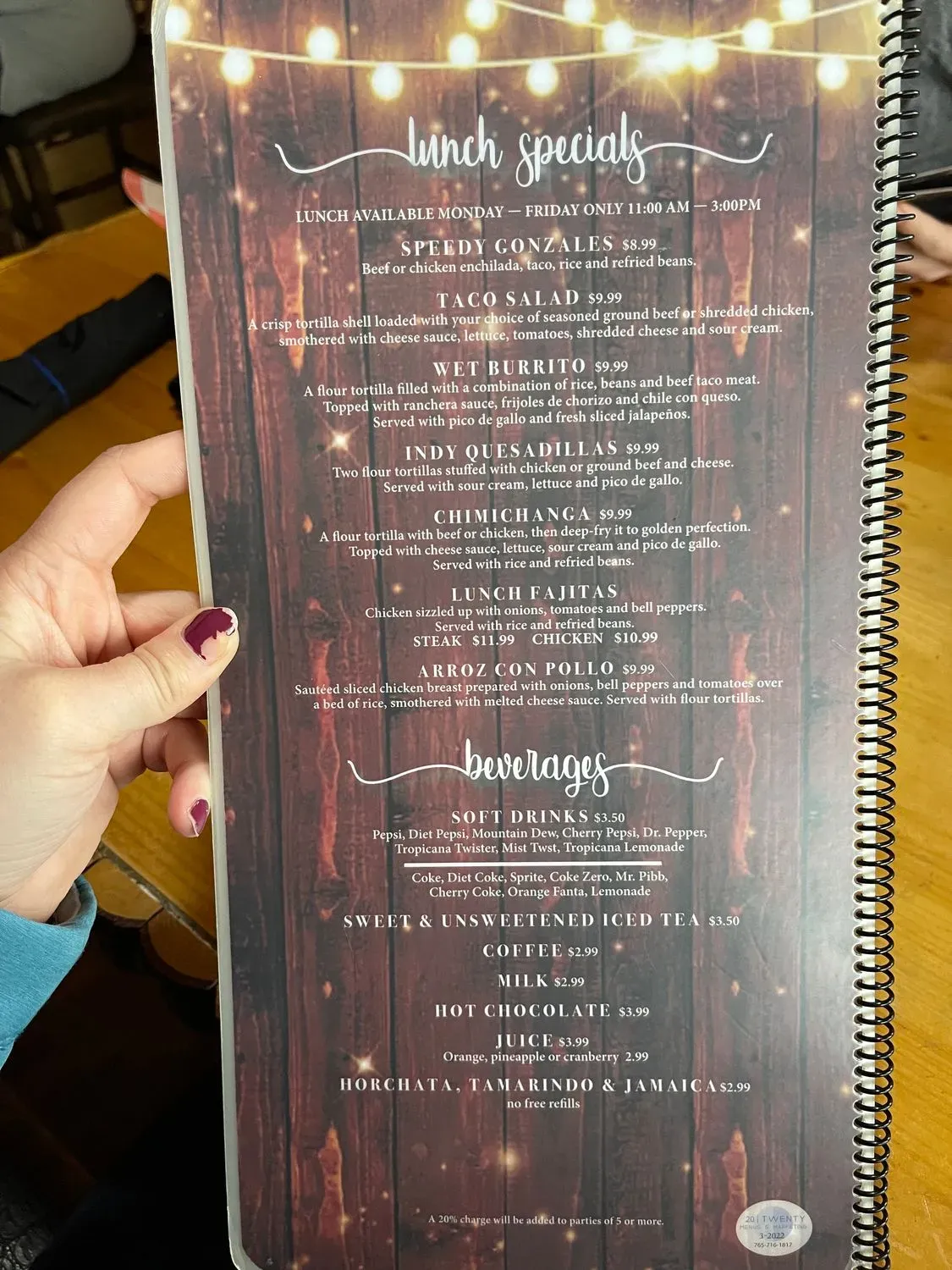 Menu 6