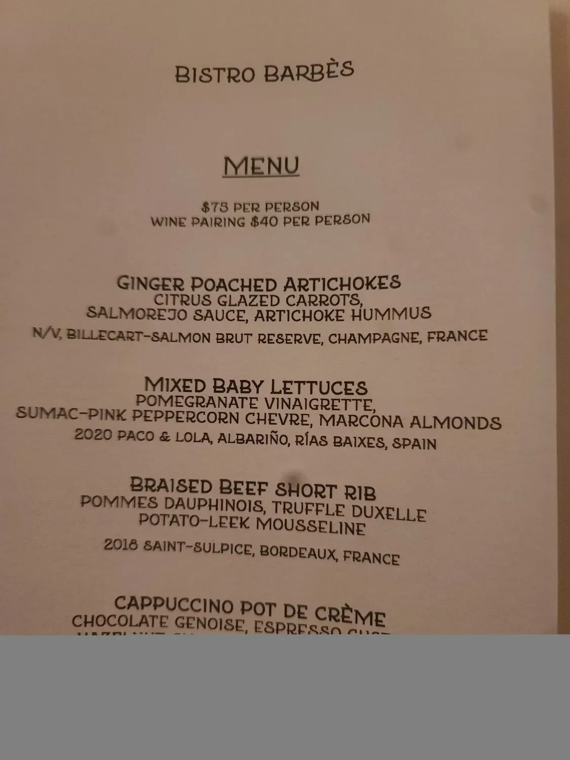 Menu 6