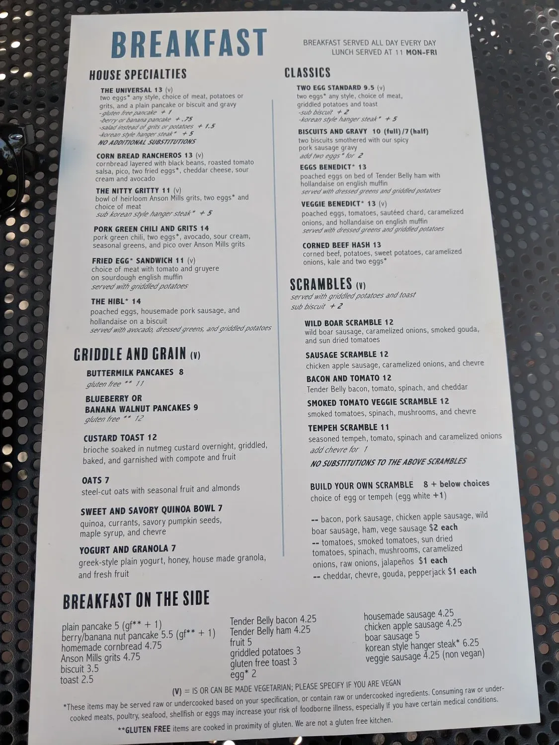 Menu 5