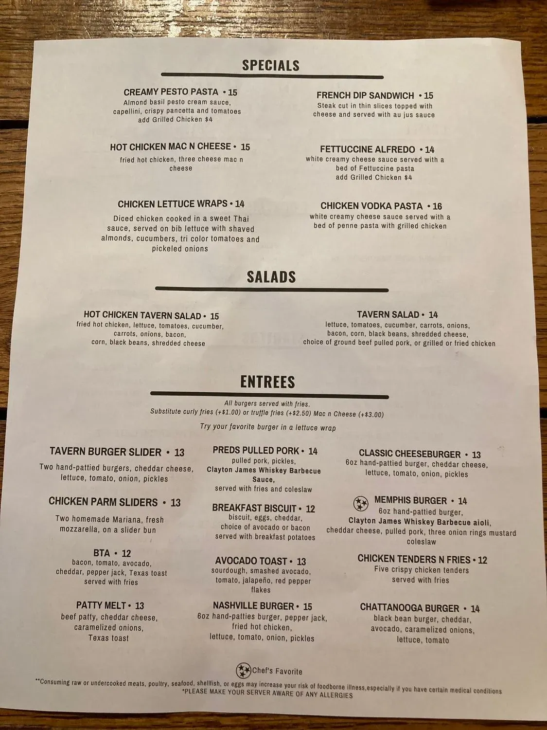 Menu 3