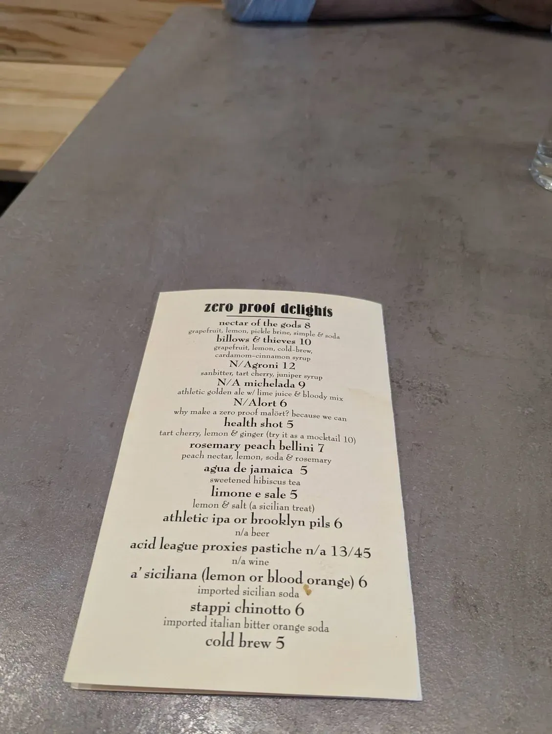 Menu 5