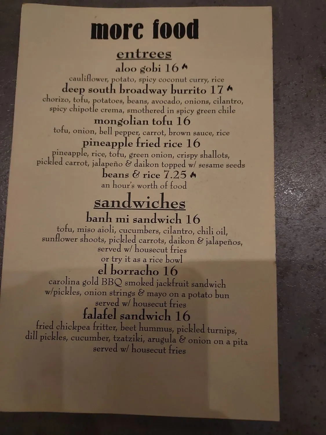 Menu 2