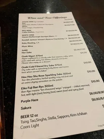 Menu 5