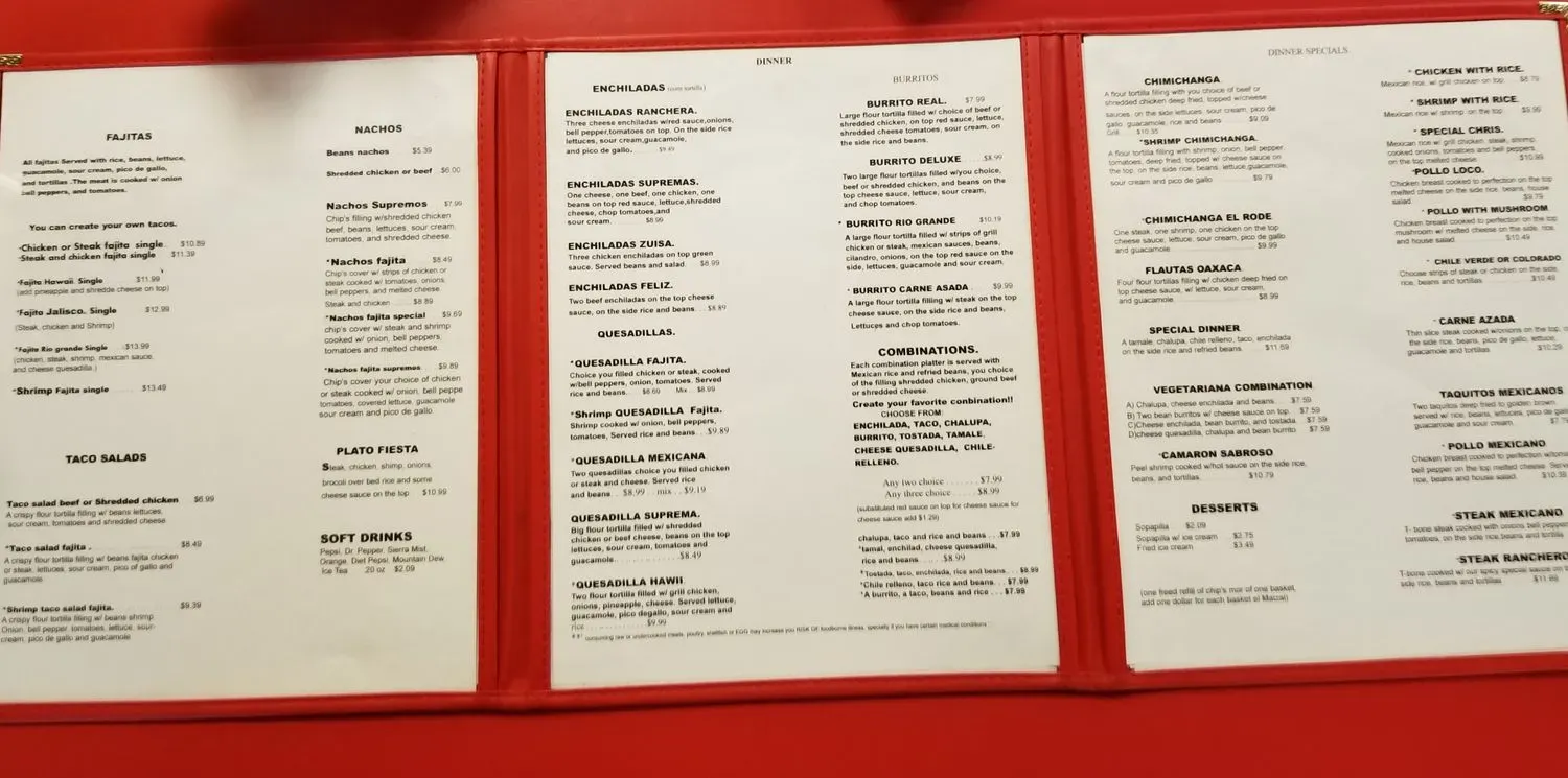 Menu 5