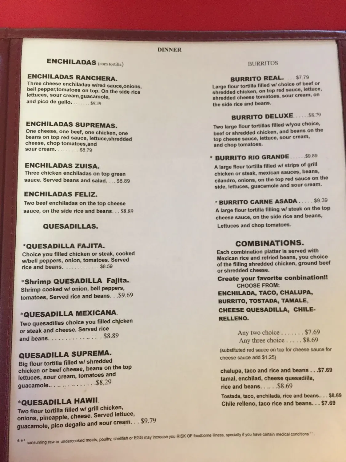 Menu 4