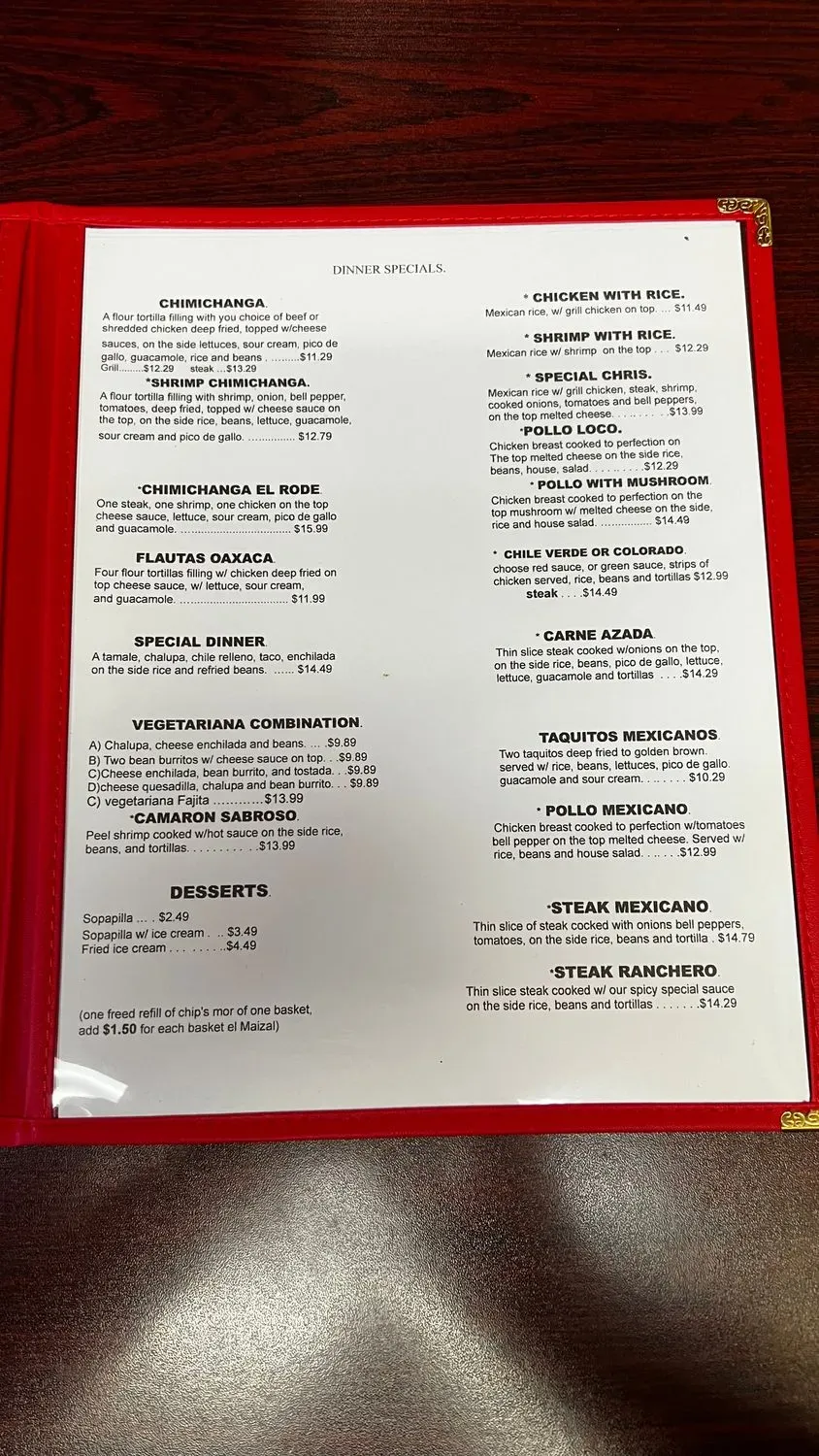 Menu 2