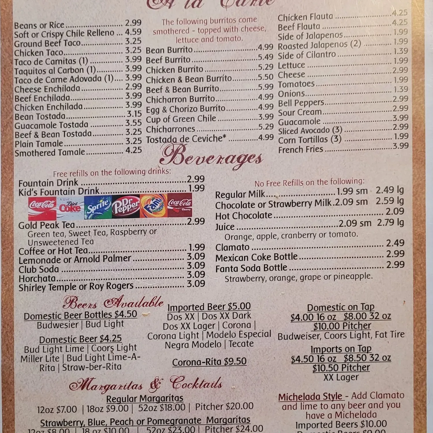 Menu 2