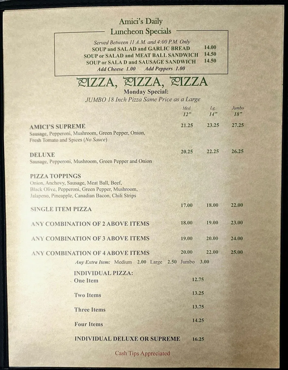 Menu 2