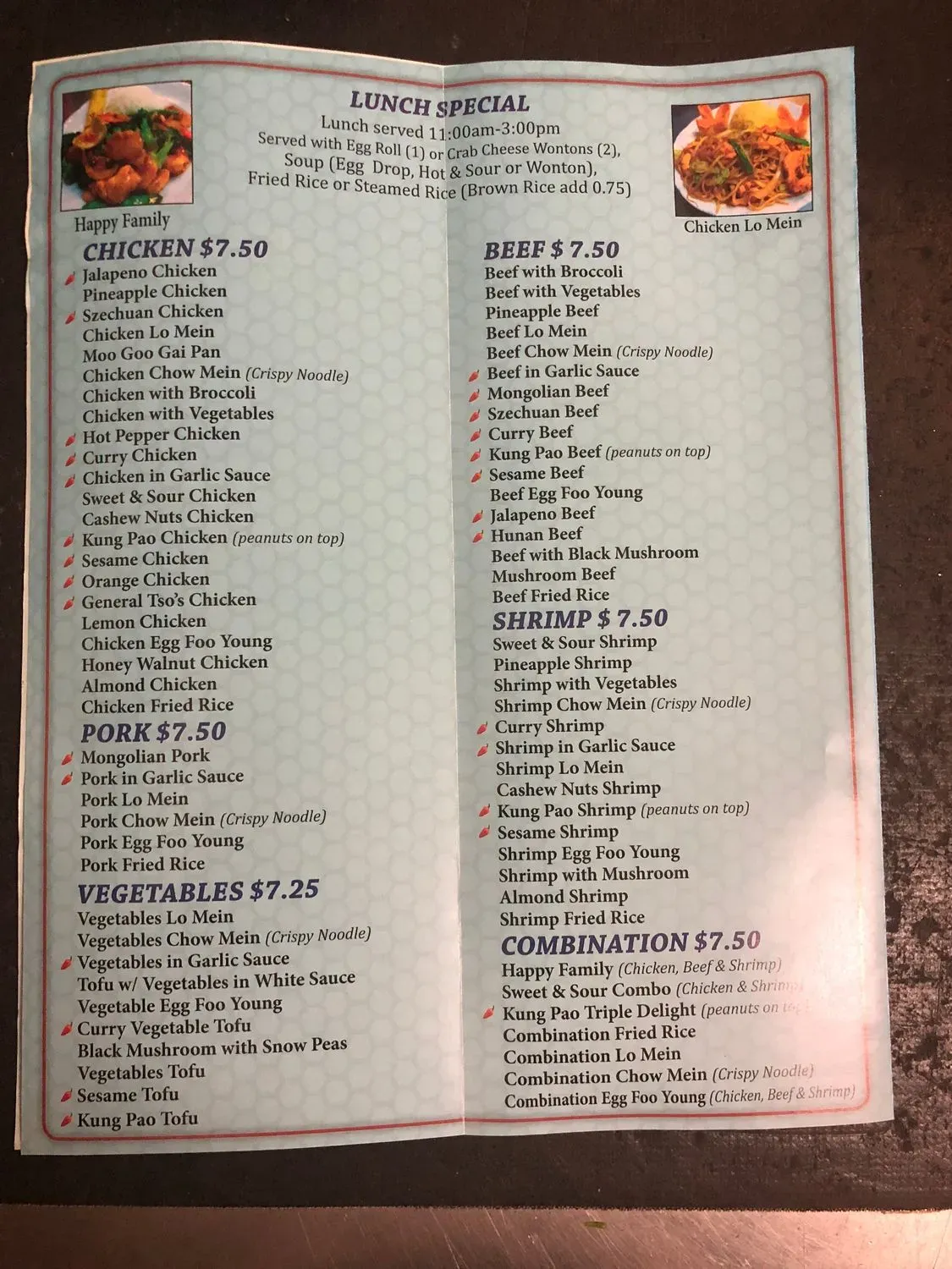 Menu 5