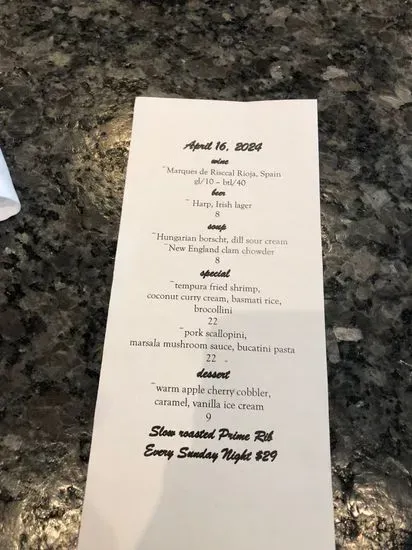 Menu 6