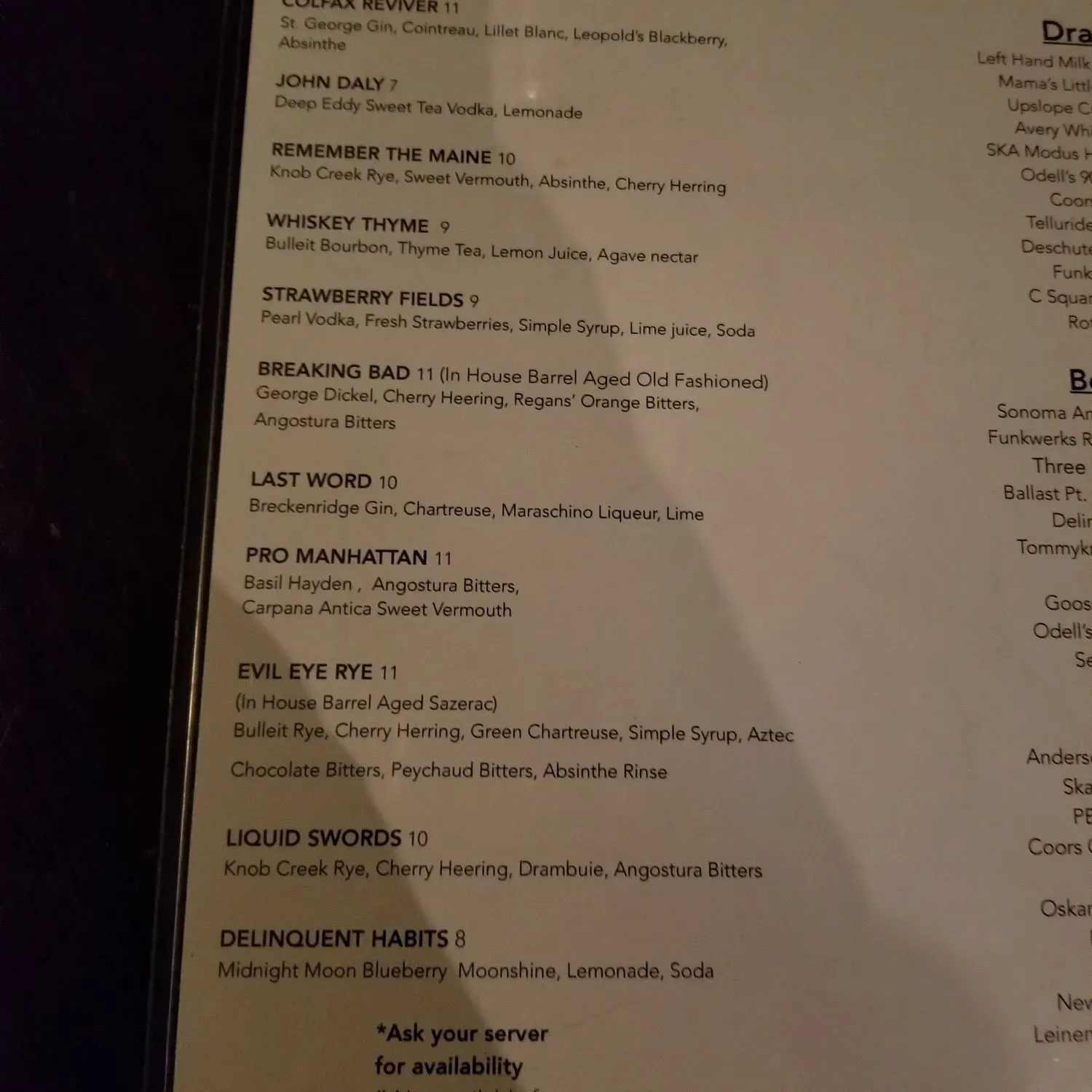 Menu 3