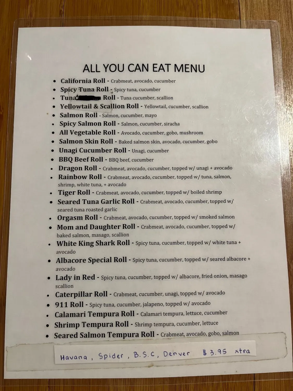 Menu 4