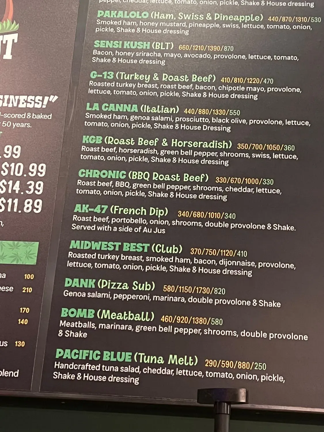 Menu 4