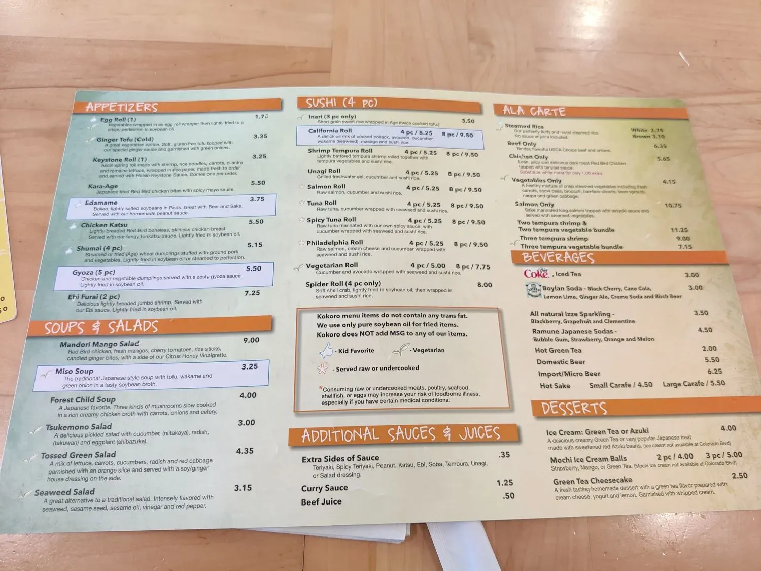 Menu 2