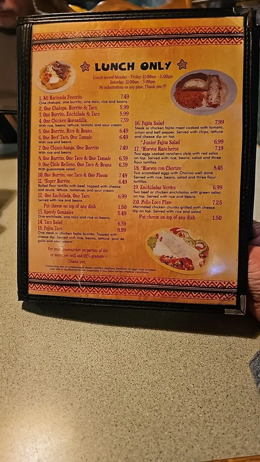 Menu 4