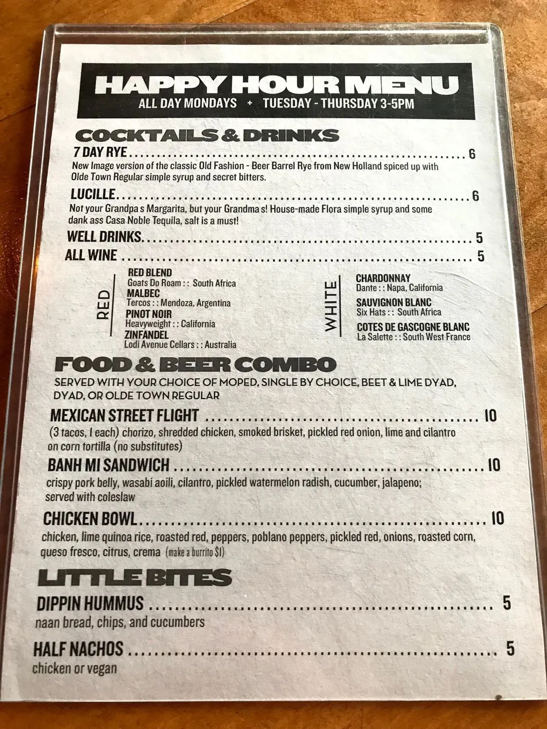 Menu 2