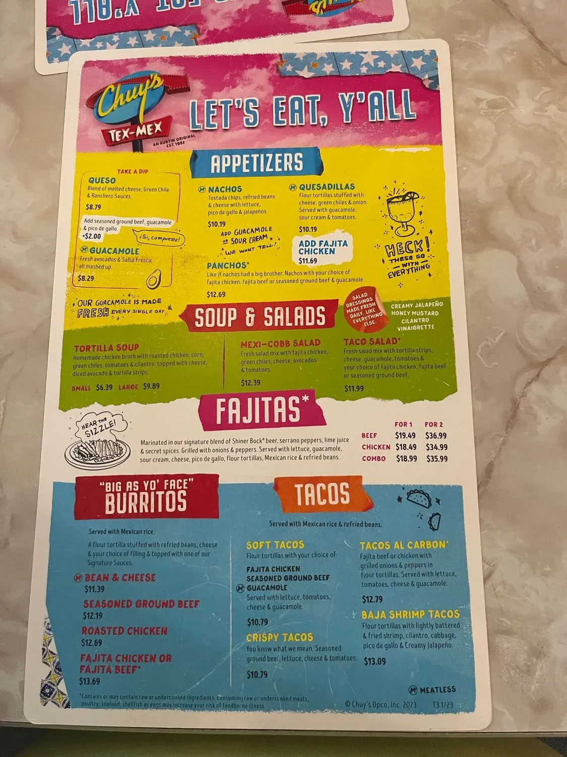 Menu 3