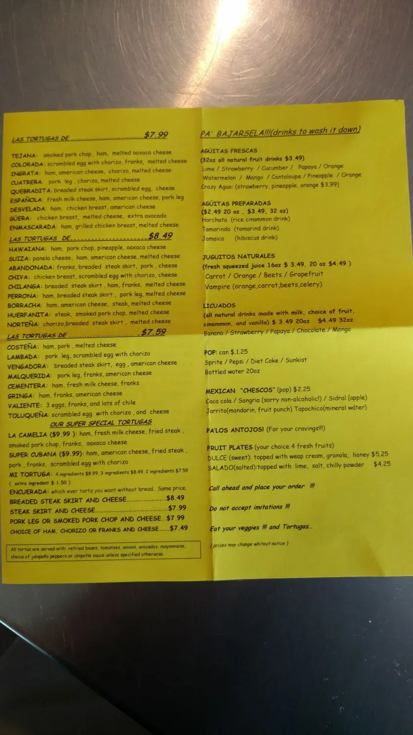 Menu 5