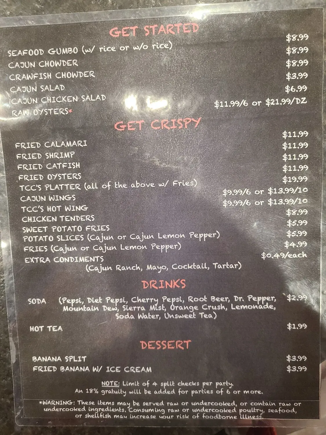 Menu 6