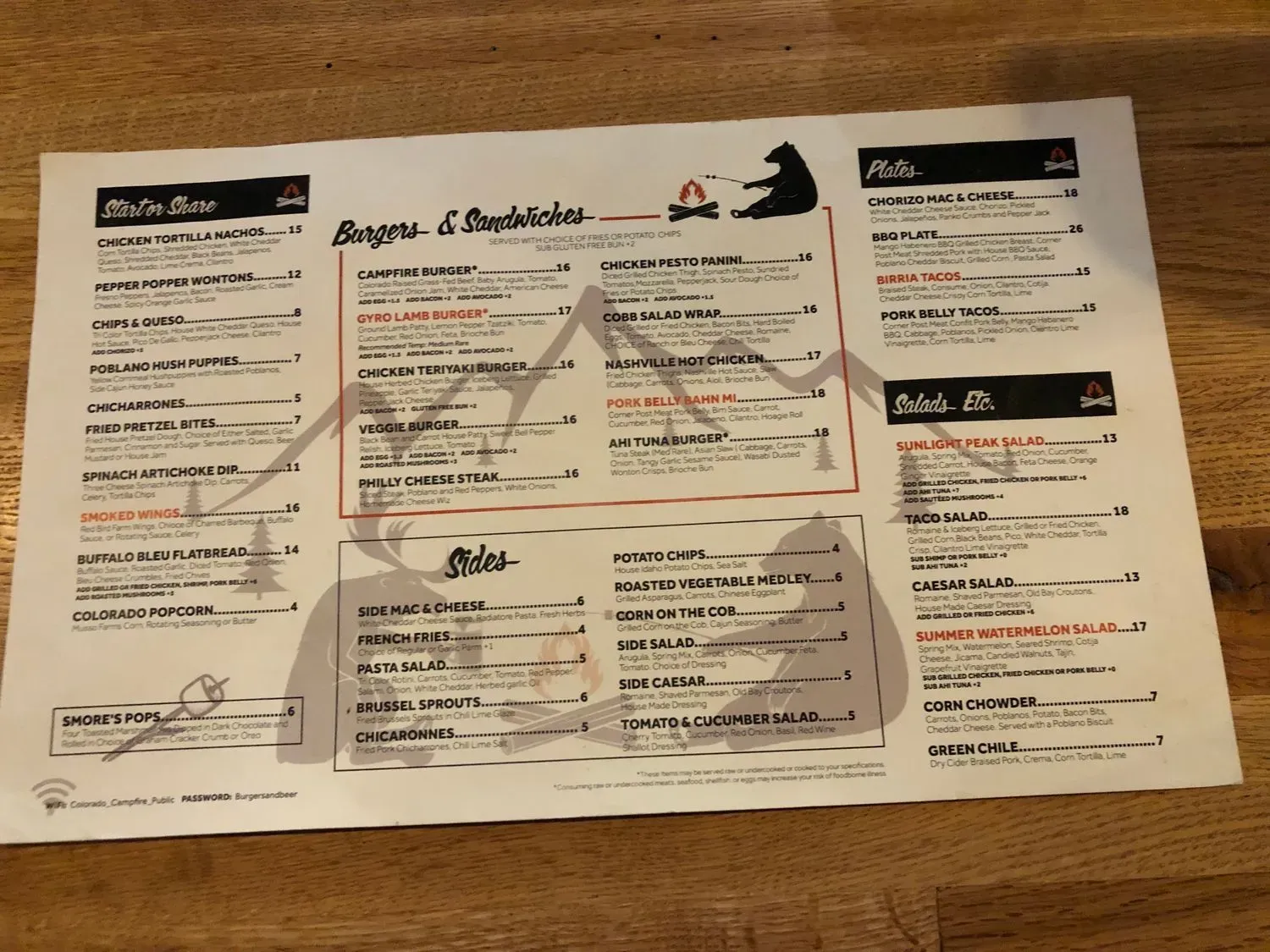 Menu 6