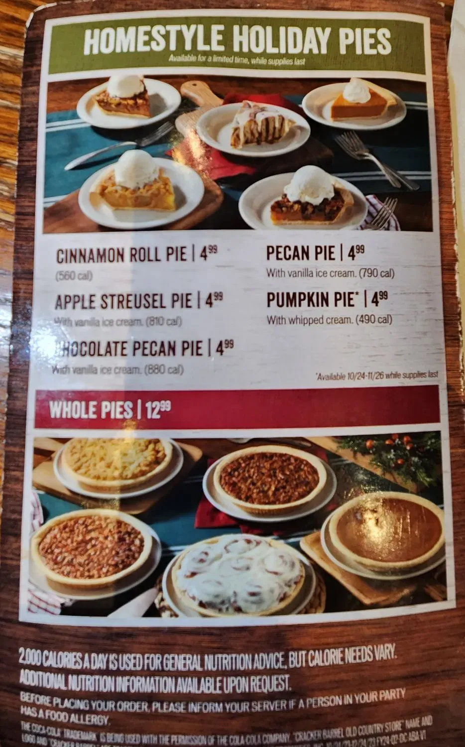 Menu 4