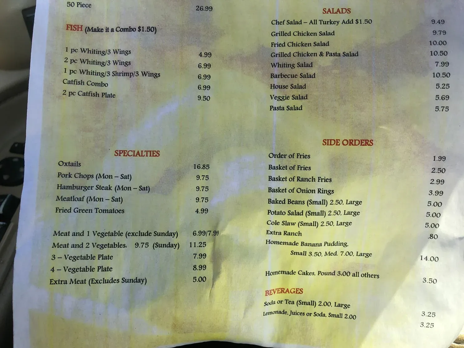 Menu 2