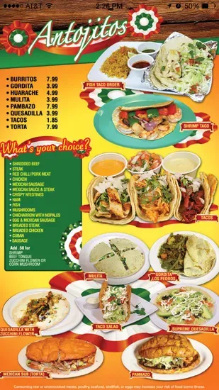 Menu 4