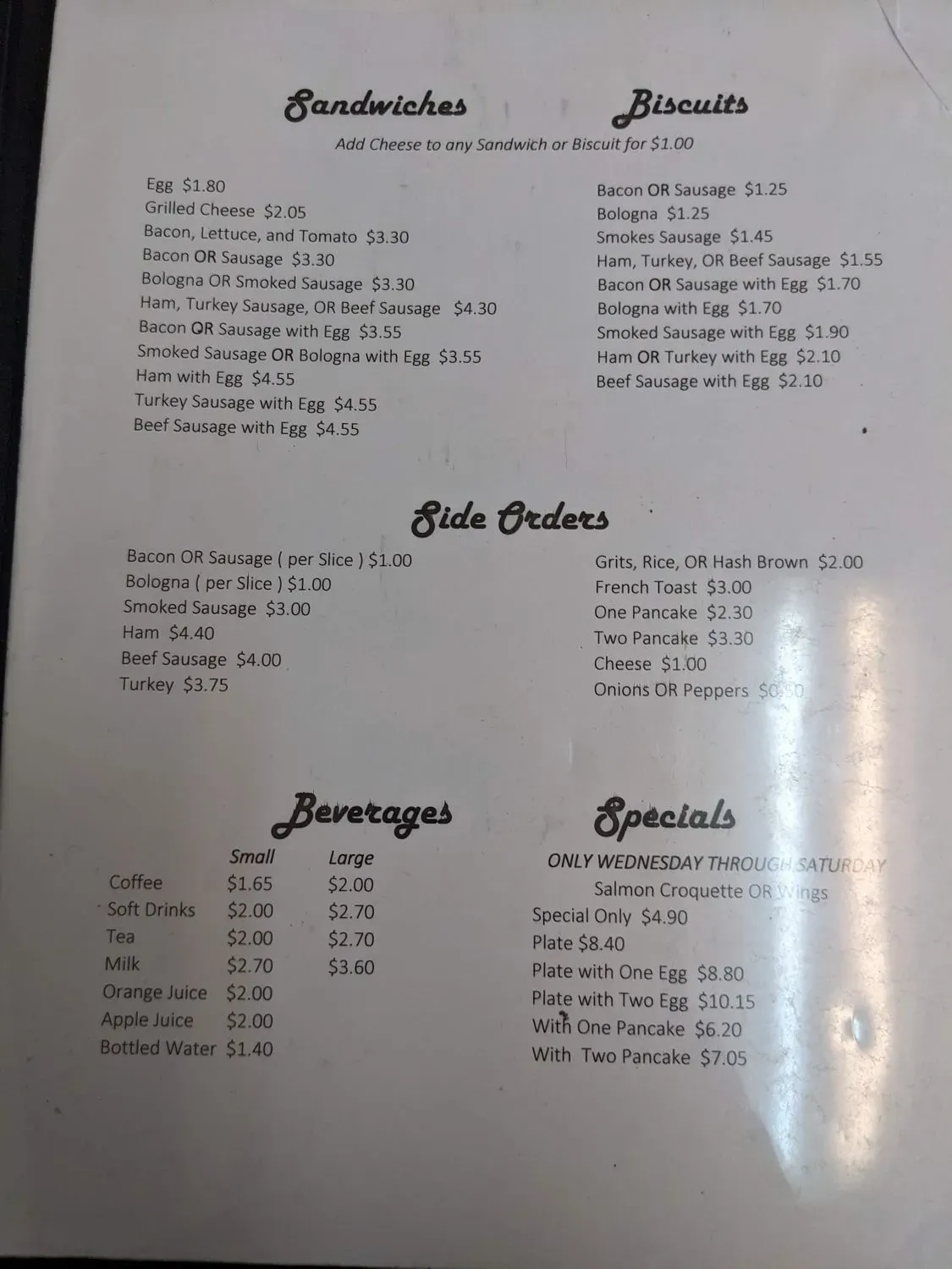 Menu 2