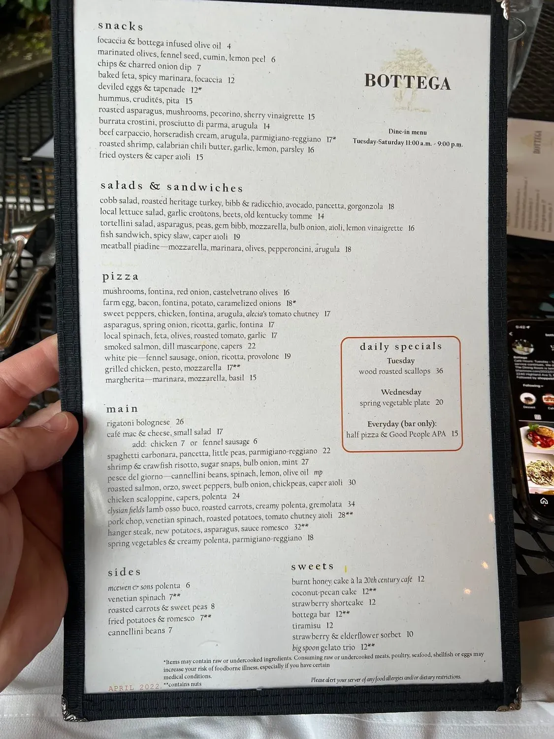 Menu 4