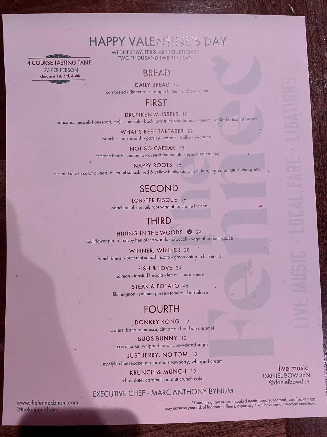 Menu 4