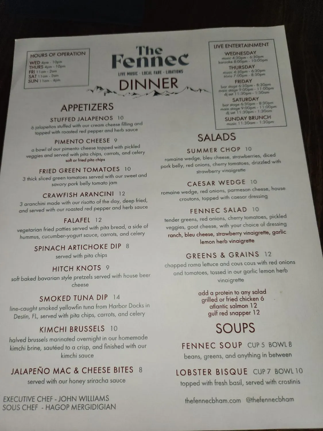 Menu 6