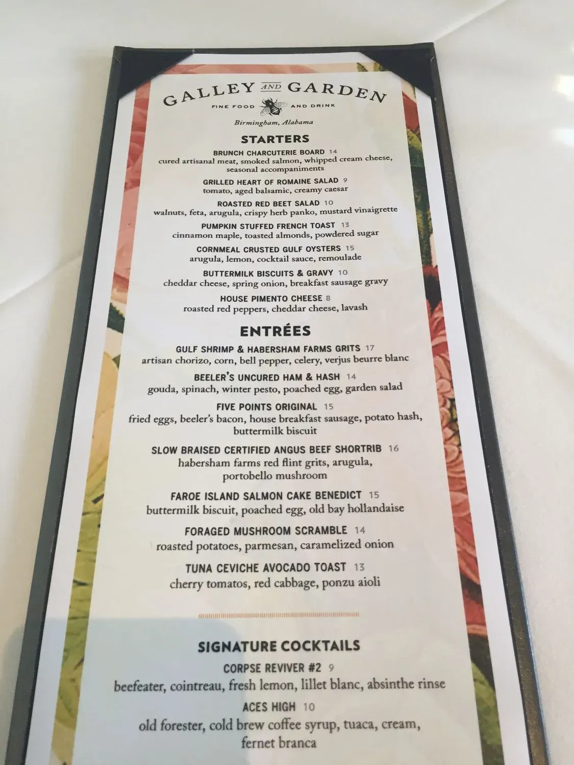 Menu 5