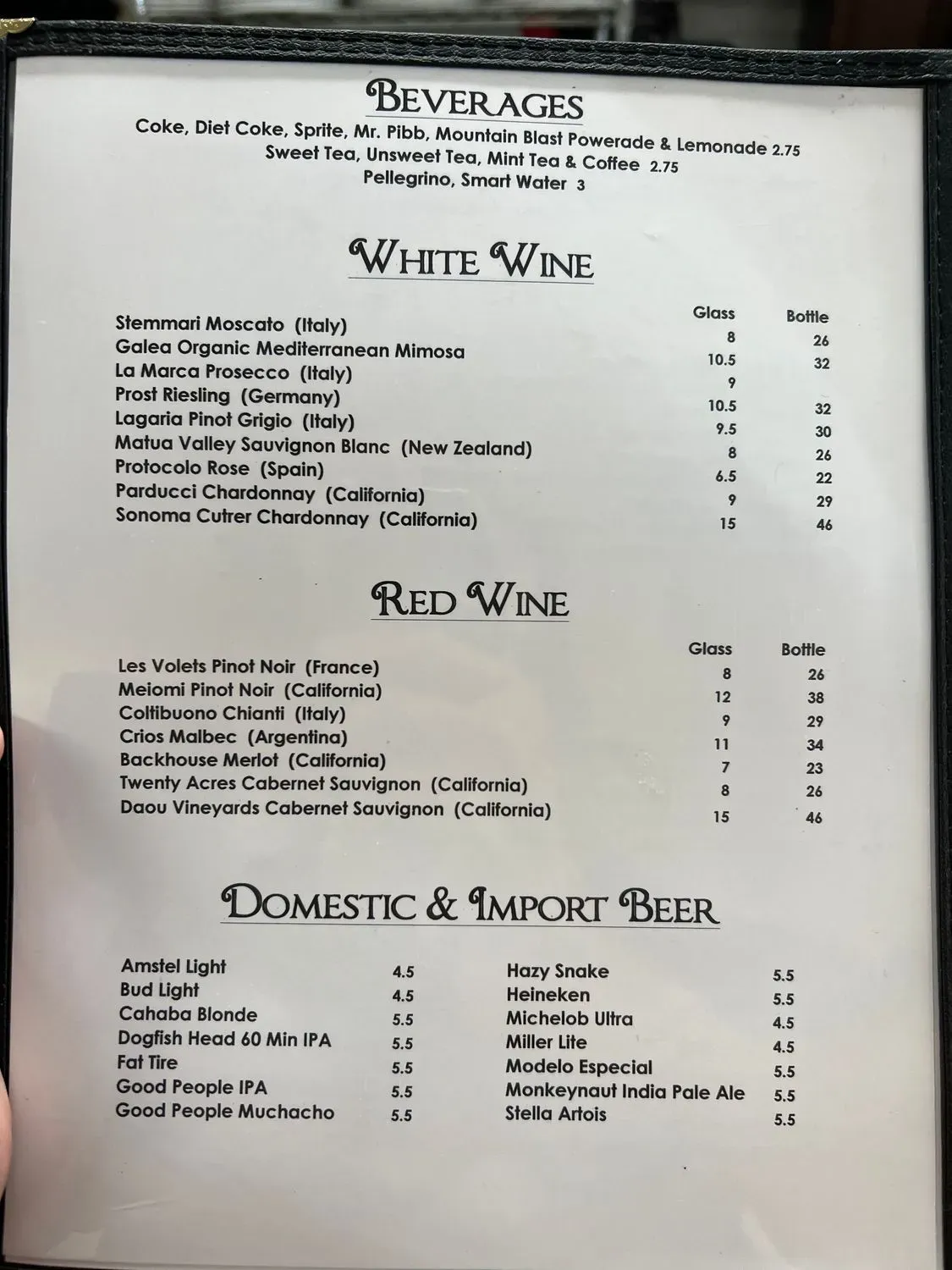 Menu 3