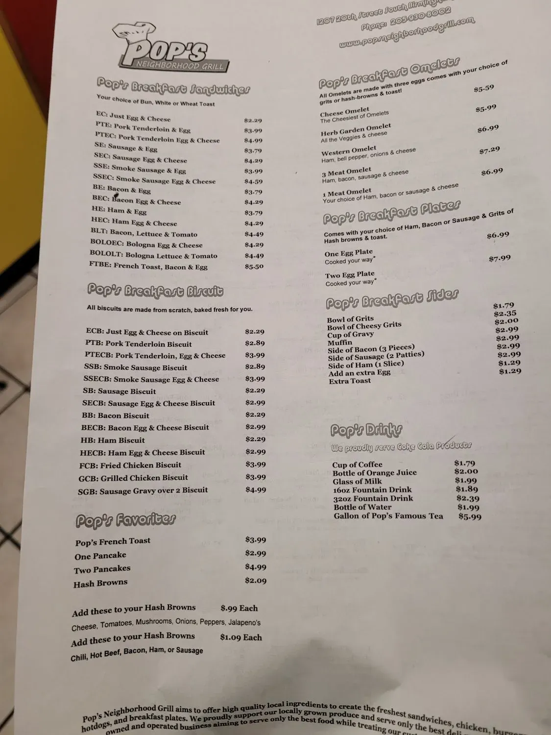 Menu 4