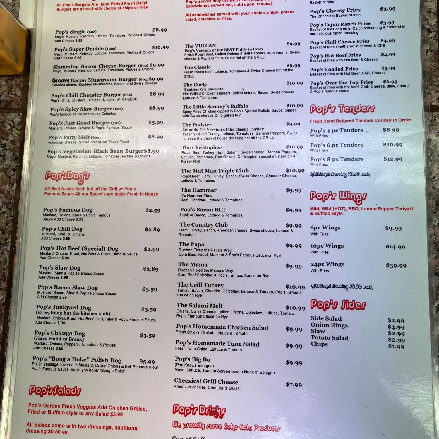 Menu 2