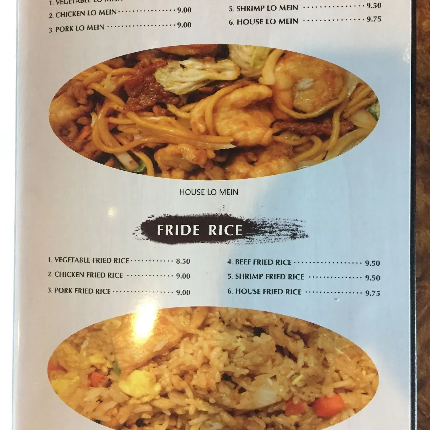 Menu 2