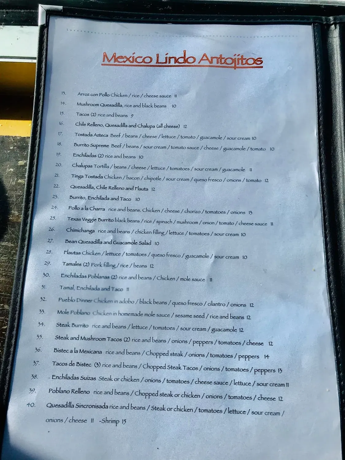 Menu 3