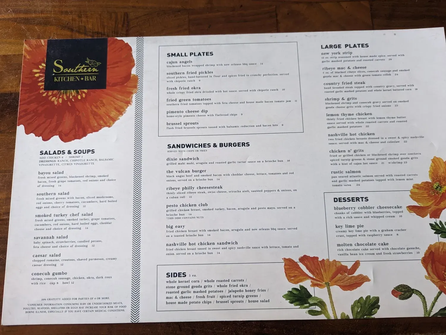 Menu 6